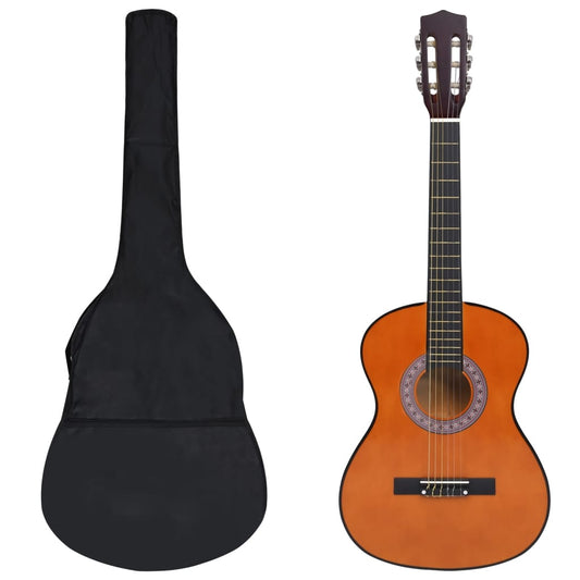 vidaXL Ensemble de guitare classique débutants et enfants 8pcs 3/4 36"