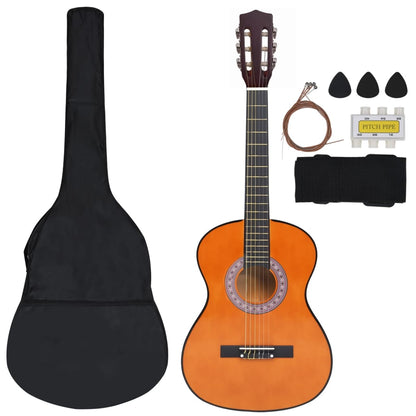 vidaXL Ensemble de guitare classique débutants et enfants 8pcs 3/4 36"