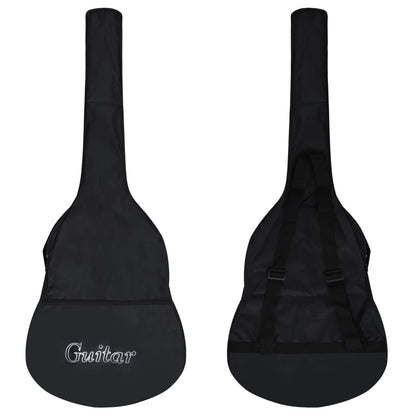 vidaXL Jeu de guitare 12 pcs acoustique pan coupé western 6 cordes 38"