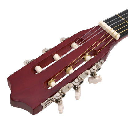 vidaXL Jeu de guitare 12 pcs acoustique pan coupé western 6 cordes 38"