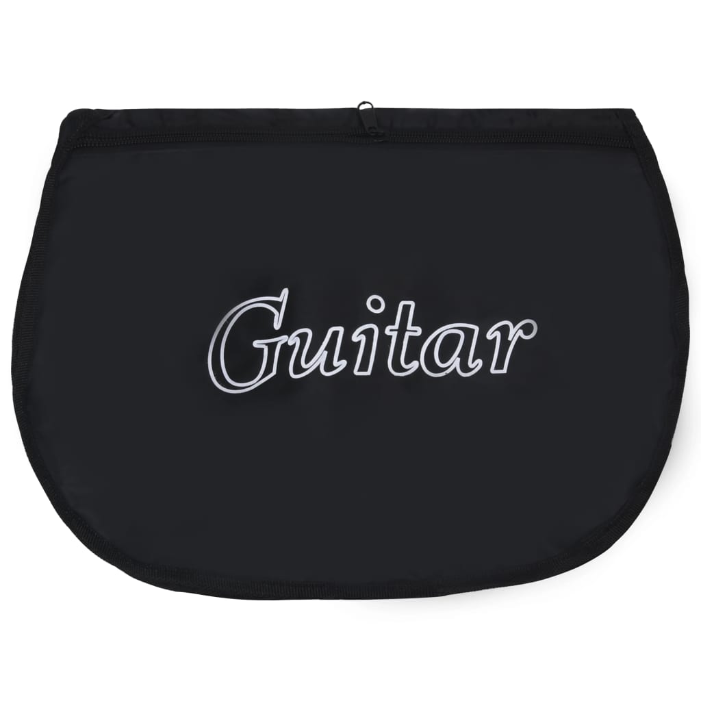 vidaXL Sac de guitare classique 4/4 Noir 100x37 cm Tissu