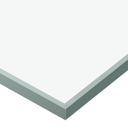 vidaXL Porte coulissante Verre ESG et aluminium 90x205 cm Argenté