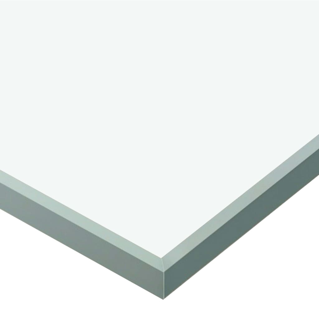 vidaXL Porte coulissante butées souples Verre ESG aluminium 76x205 cm