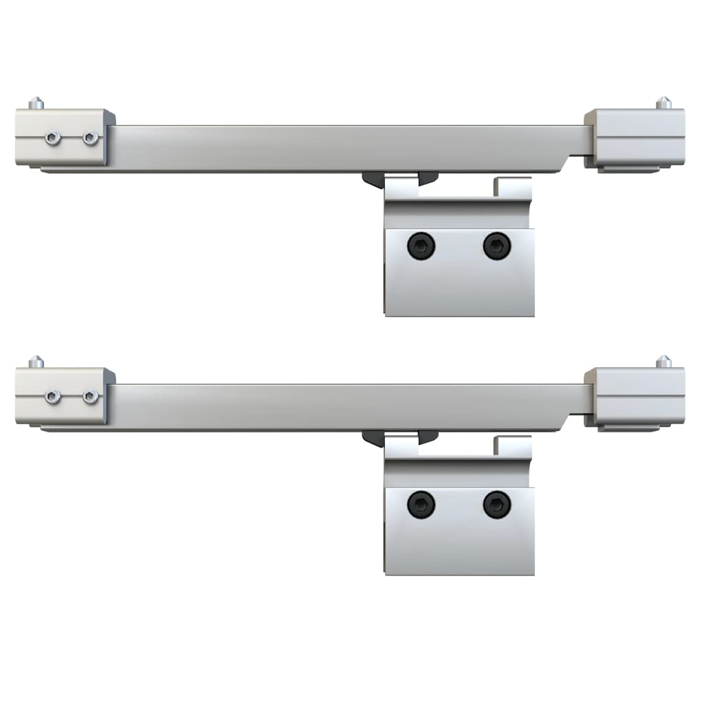 vidaXL Porte coulissante butées souples Verre ESG aluminium 76x205 cm