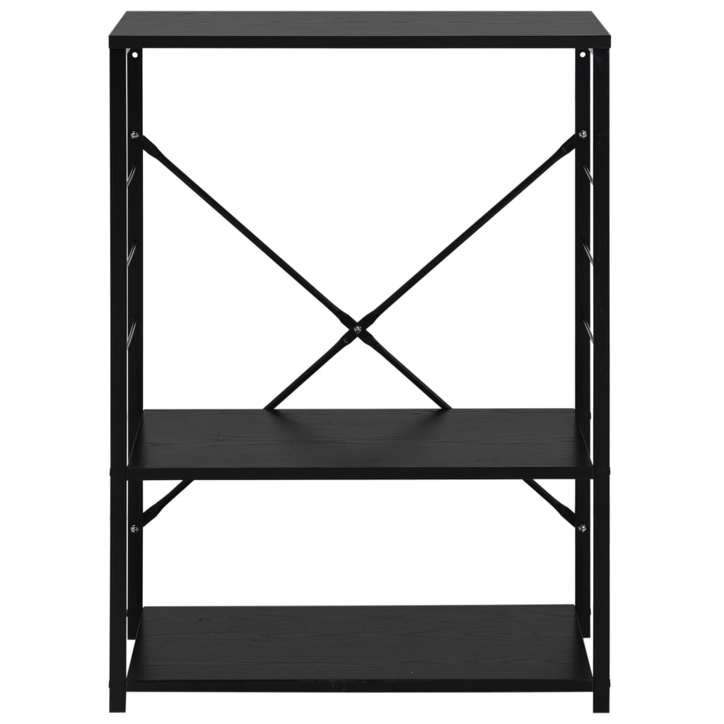 vidaXL Armoire à four à micro-ondes Noir 60x39,6x79,5 cm