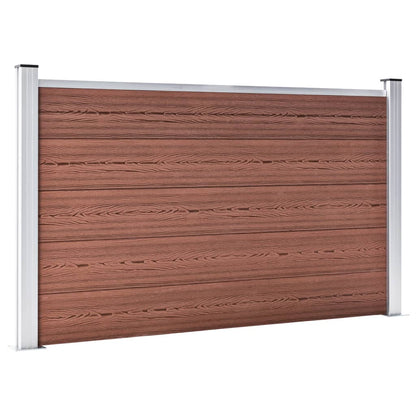 vidaXL Clôture de jardin WPC 353x106 cm Marron