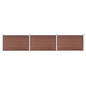 vidaXL Clôture de jardin WPC 526x106 cm Marron