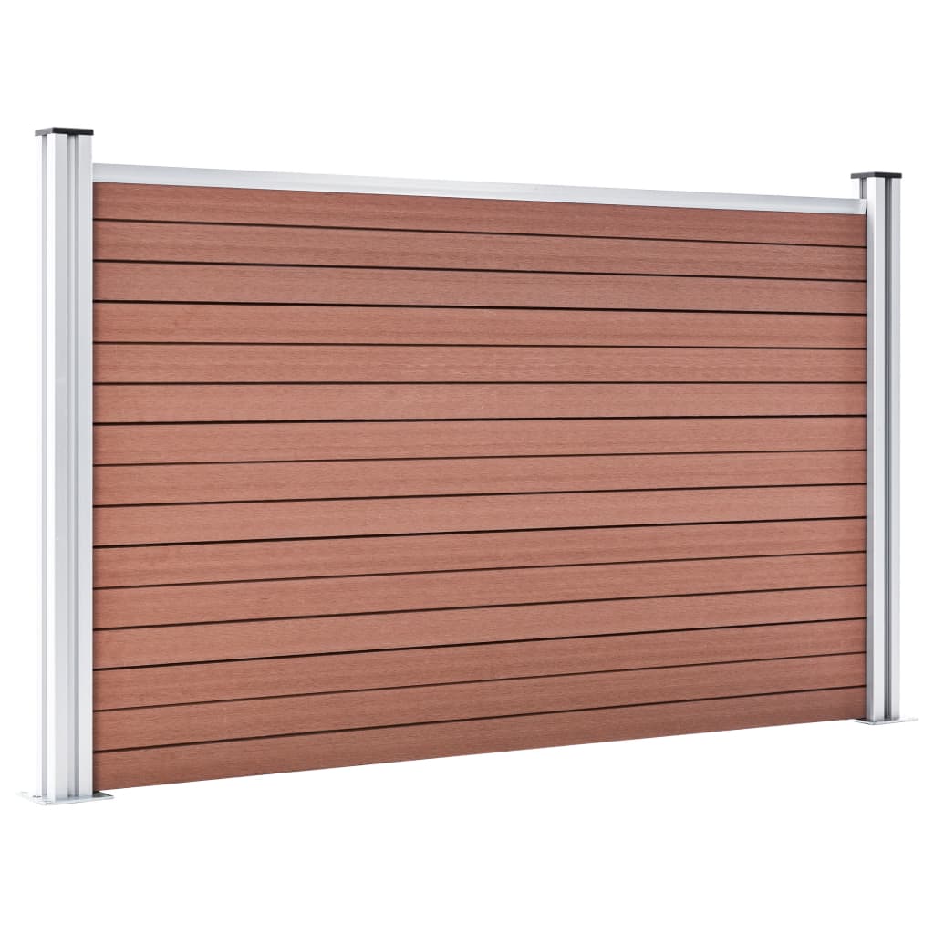 vidaXL Clôture de jardin WPC 872x106 cm Marron