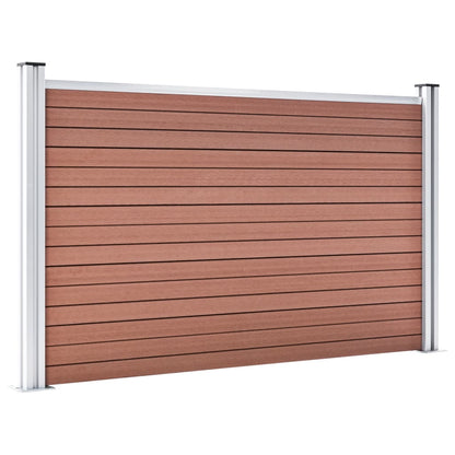 vidaXL Clôture de jardin WPC 872x106 cm Marron