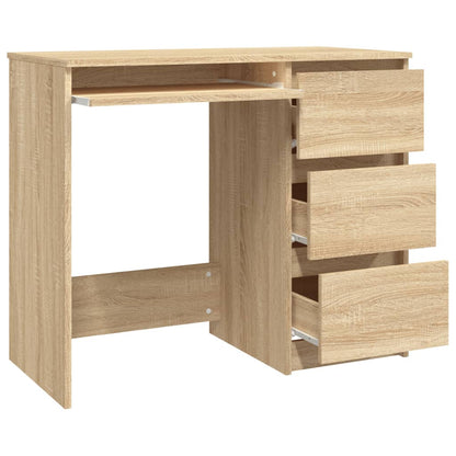 vidaXL Bureau Chêne sonoma 90x45x76 cm Aggloméré