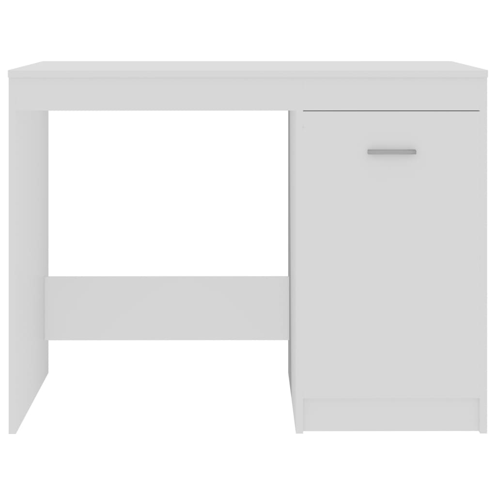 vidaXL Bureau Blanc 100x50x76 cm Bois d'ingénierie