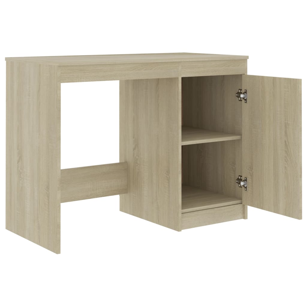 vidaXL Bureau Chêne sonoma 100x50x76 cm Aggloméré