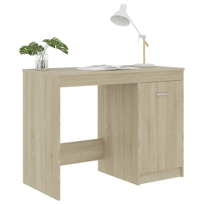 vidaXL Bureau Chêne sonoma 100x50x76 cm Aggloméré
