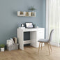 vidaXL Bureau Blanc brillant 100x50x76 cm Aggloméré