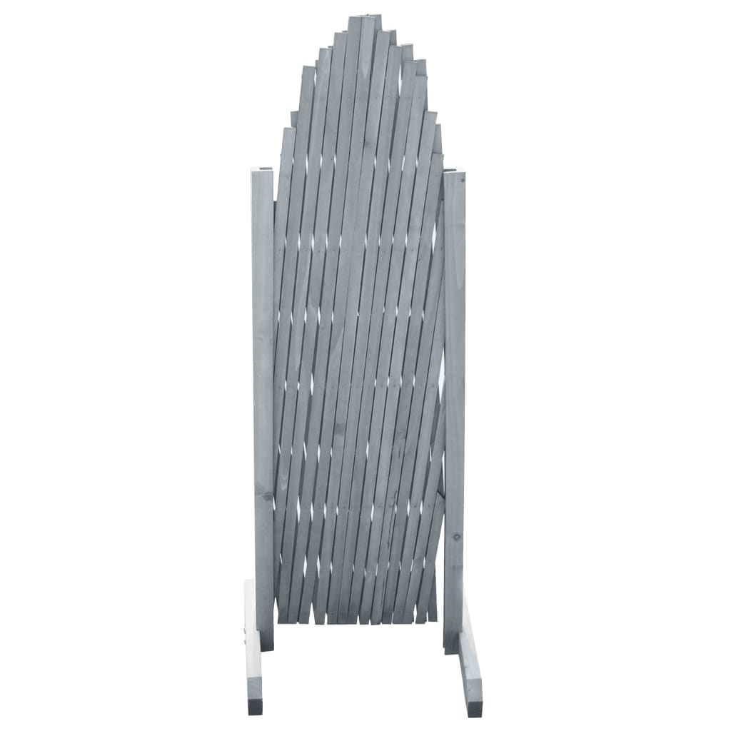vidaXL Clôture en treillis Bois de sapin massif 1,8x1 m Gris