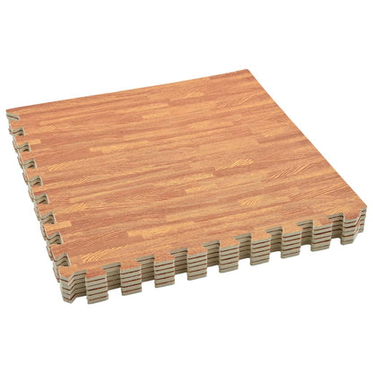 vidaXL Tapis de sol 6 pcs Grain de bois 2,16㎡ Mousse EVA