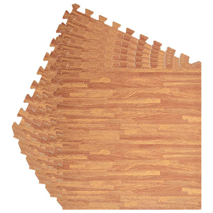 vidaXL Tapis de sol 6 pcs Grain de bois 2,16㎡ Mousse EVA