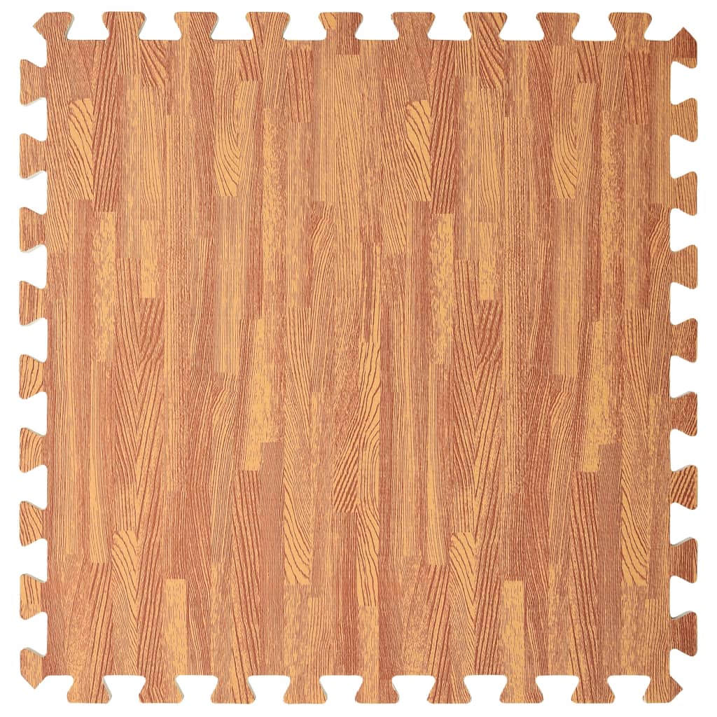 vidaXL Tapis de sol 6 pcs Grain de bois 2,16㎡ Mousse EVA