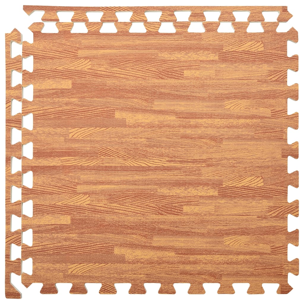 vidaXL Tapis de sol 6 pcs Grain de bois 2,16㎡ Mousse EVA