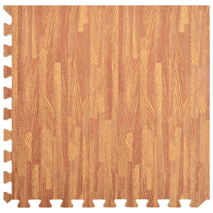 vidaXL Tapis de sol 6 pcs Grain de bois 2,16㎡ Mousse EVA
