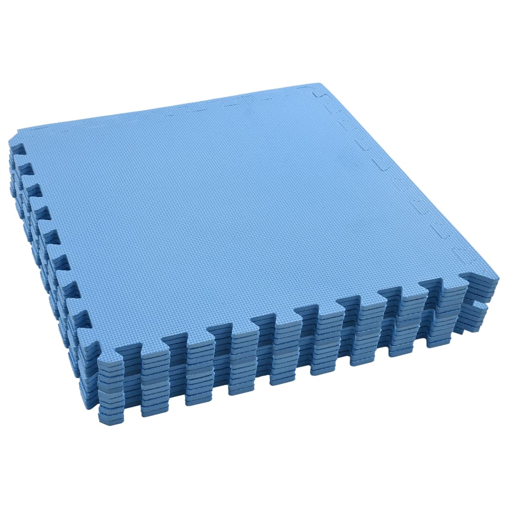 vidaXL Tapis de sol 12 pcs 4,32㎡ Mousse EVA Bleu