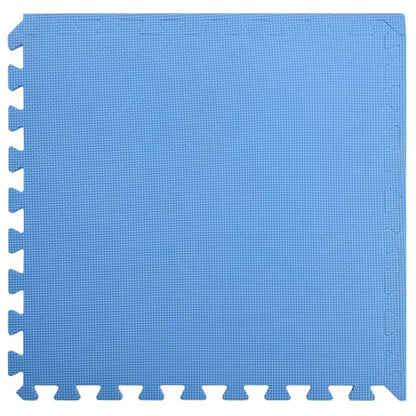 vidaXL Tapis de sol 24 pcs 8,64㎡ Mousse EVA Bleu