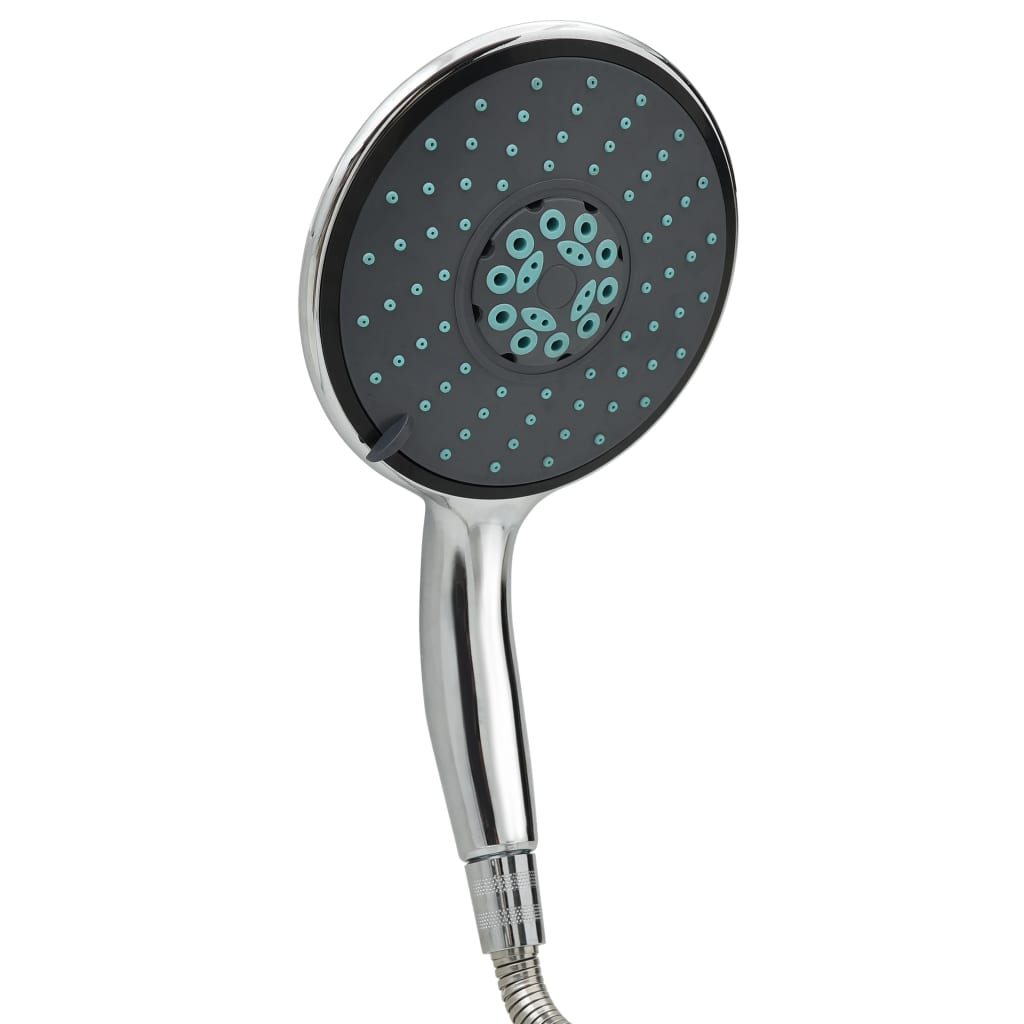 vidaXL Pomme de douche multifonctionnelle à main et tuyau 1,5 m Chrome