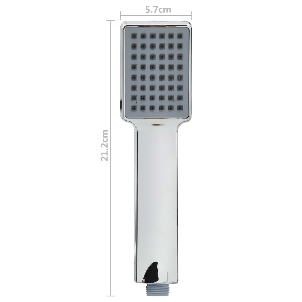 vidaXL Pomme de douche à main avec tuyau de 1,5 m Chrome