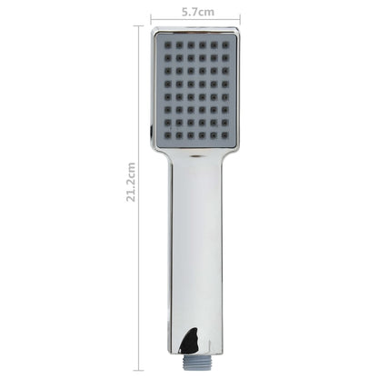 vidaXL Pomme de douche à main avec tuyau de 1,5 m Chrome