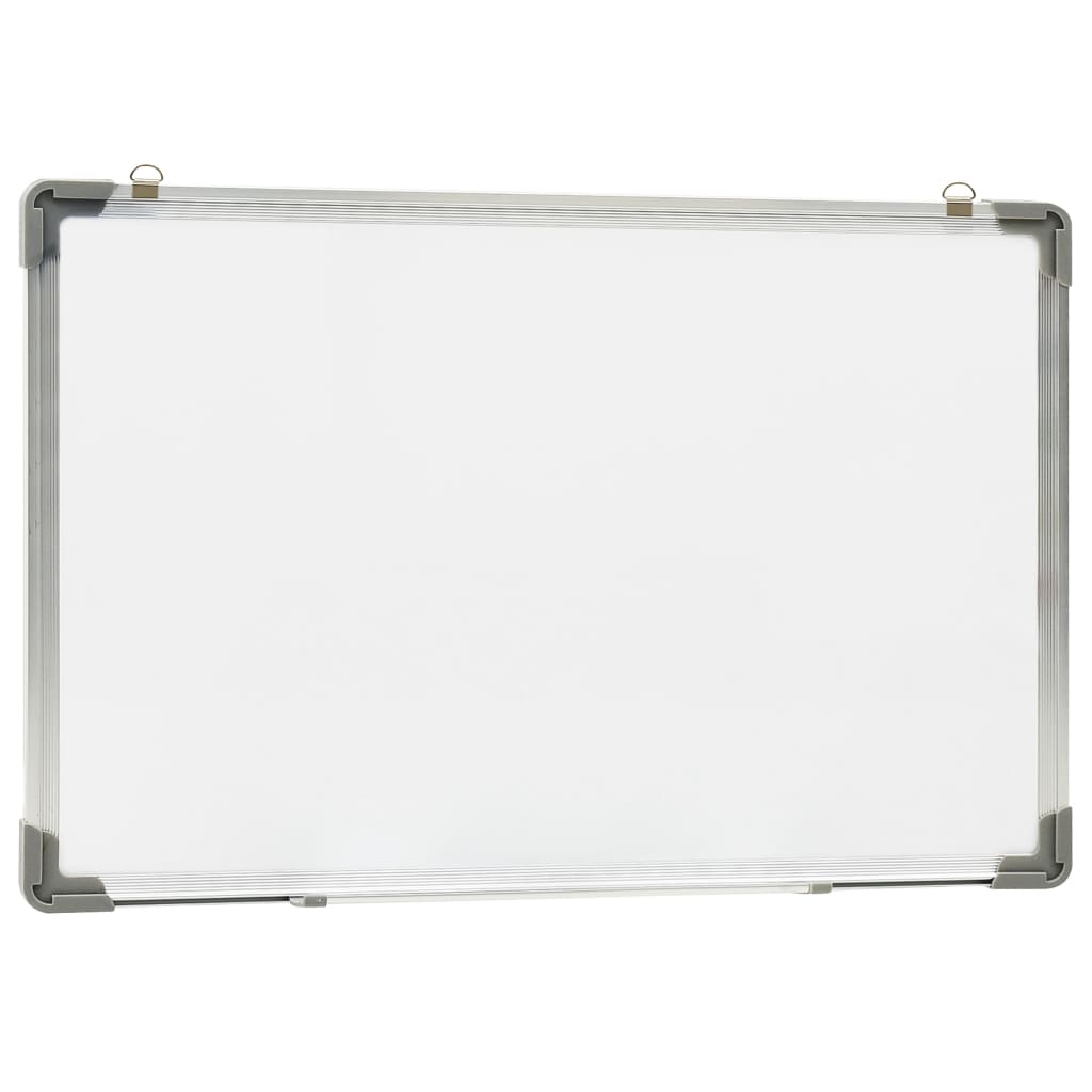 vidaXL Tableau blanc magnétique effaçable à sec Blanc 60x40 cm Acier