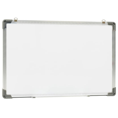 vidaXL Tableau blanc magnétique effaçable à sec Blanc 60x40 cm Acier