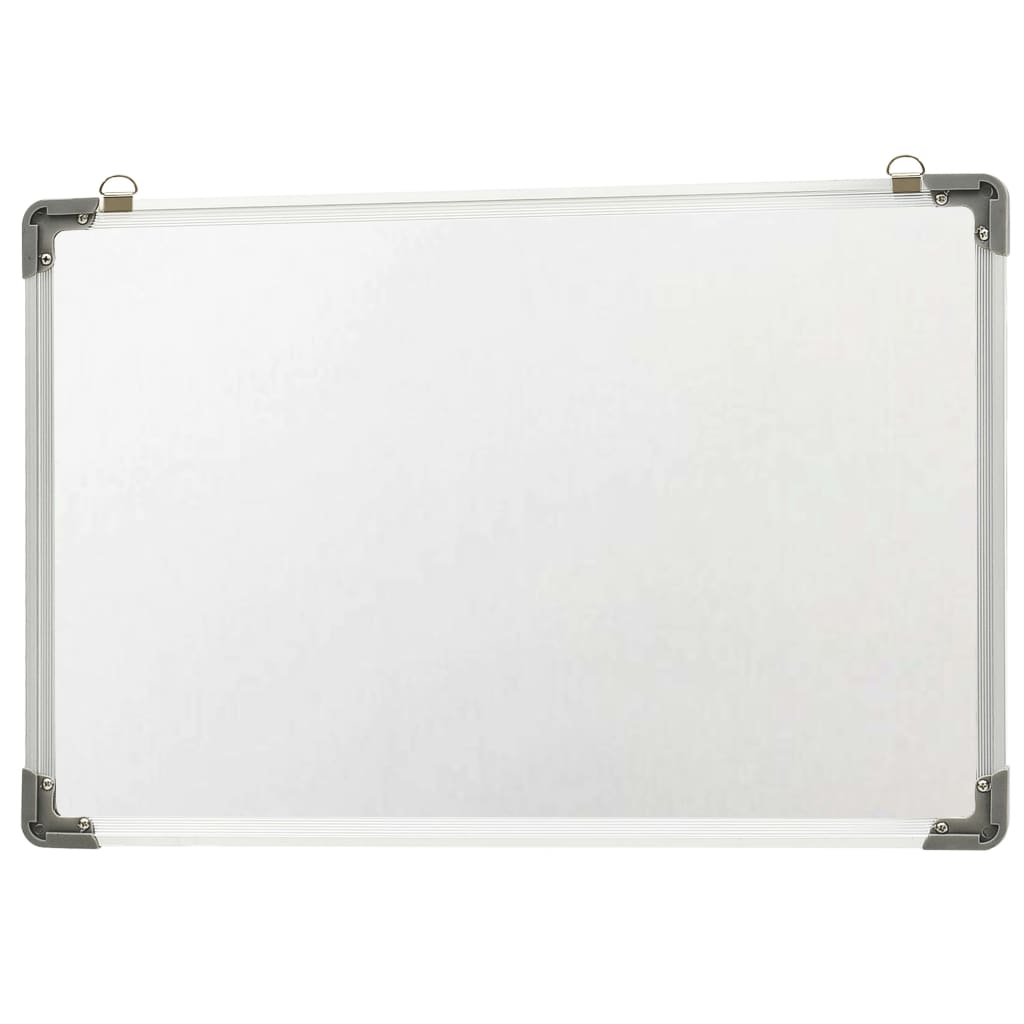 vidaXL Tableau blanc magnétique effaçable à sec Blanc 60x40 cm Acier