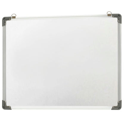 vidaXL Tableau blanc magnétique effaçable à sec Blanc 90x60 cm Acier
