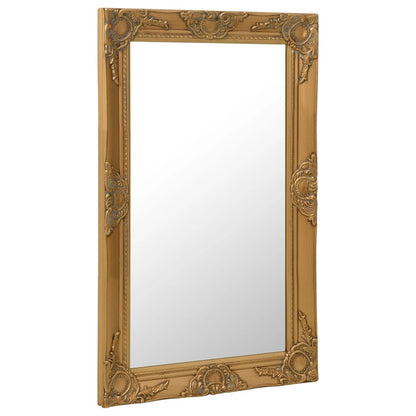 vidaXL Miroir mural style baroque 50x80 cm Doré