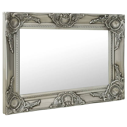 vidaXL Miroir mural style baroque 60x40 cm Argenté