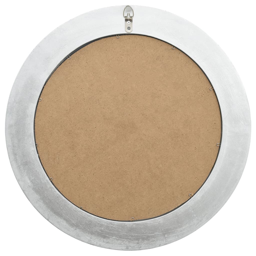 vidaXL Miroir mural style baroque 50 cm Argenté