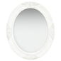vidaXL Miroir mural style baroque 50x60 cm Blanc