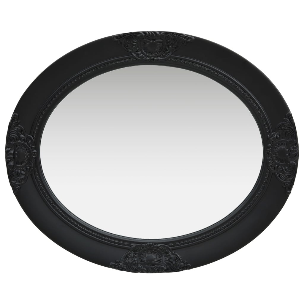 vidaXL Miroir mural style baroque 50x60 cm noir
