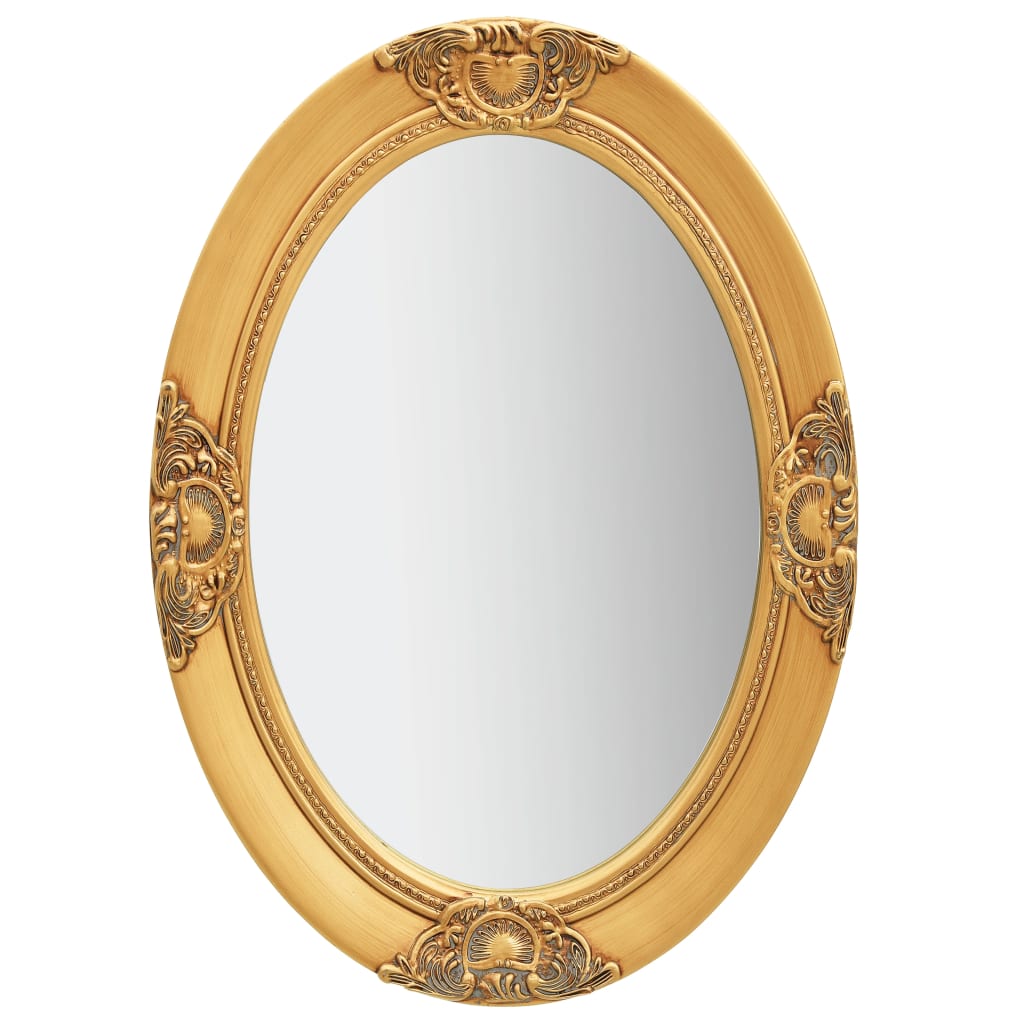 vidaXL Miroir mural style baroque 50x70 cm Doré