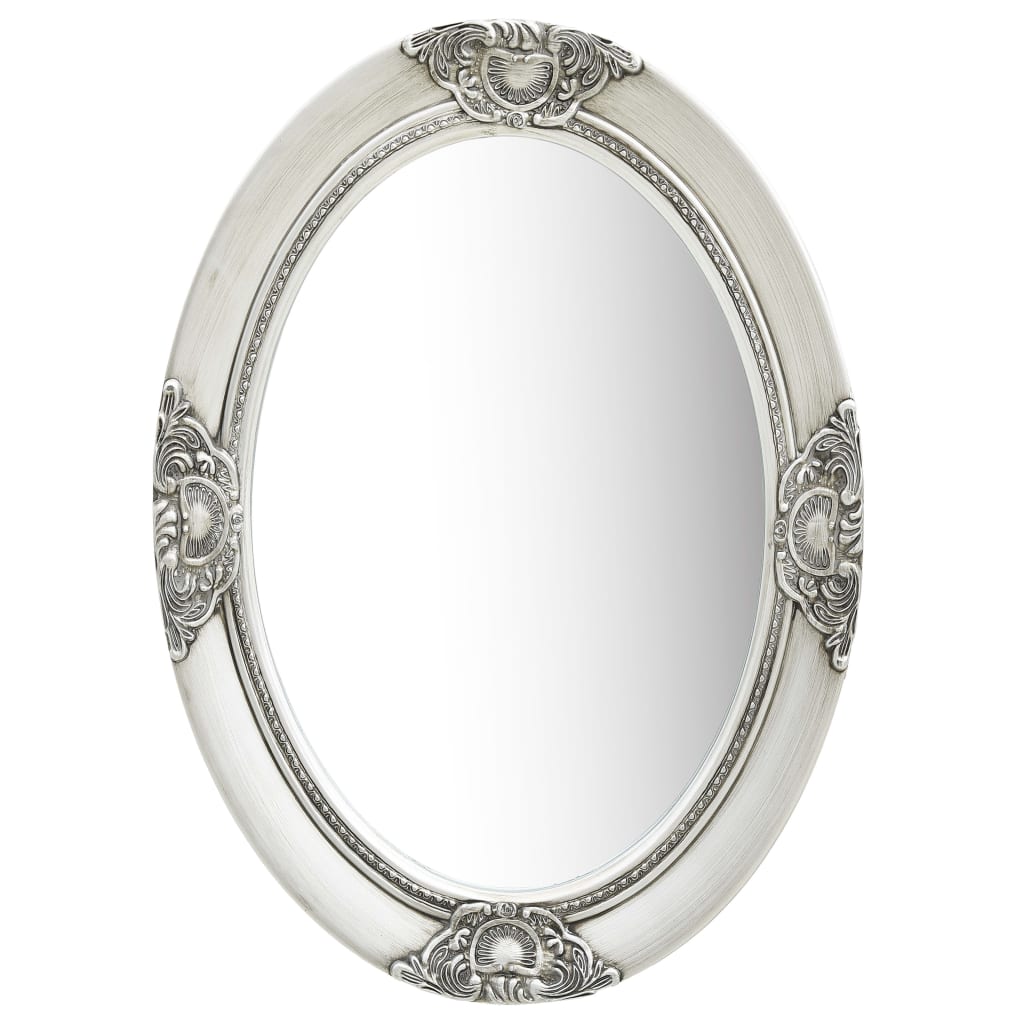 vidaXL Miroir mural style baroque 50x70 cm Argenté
