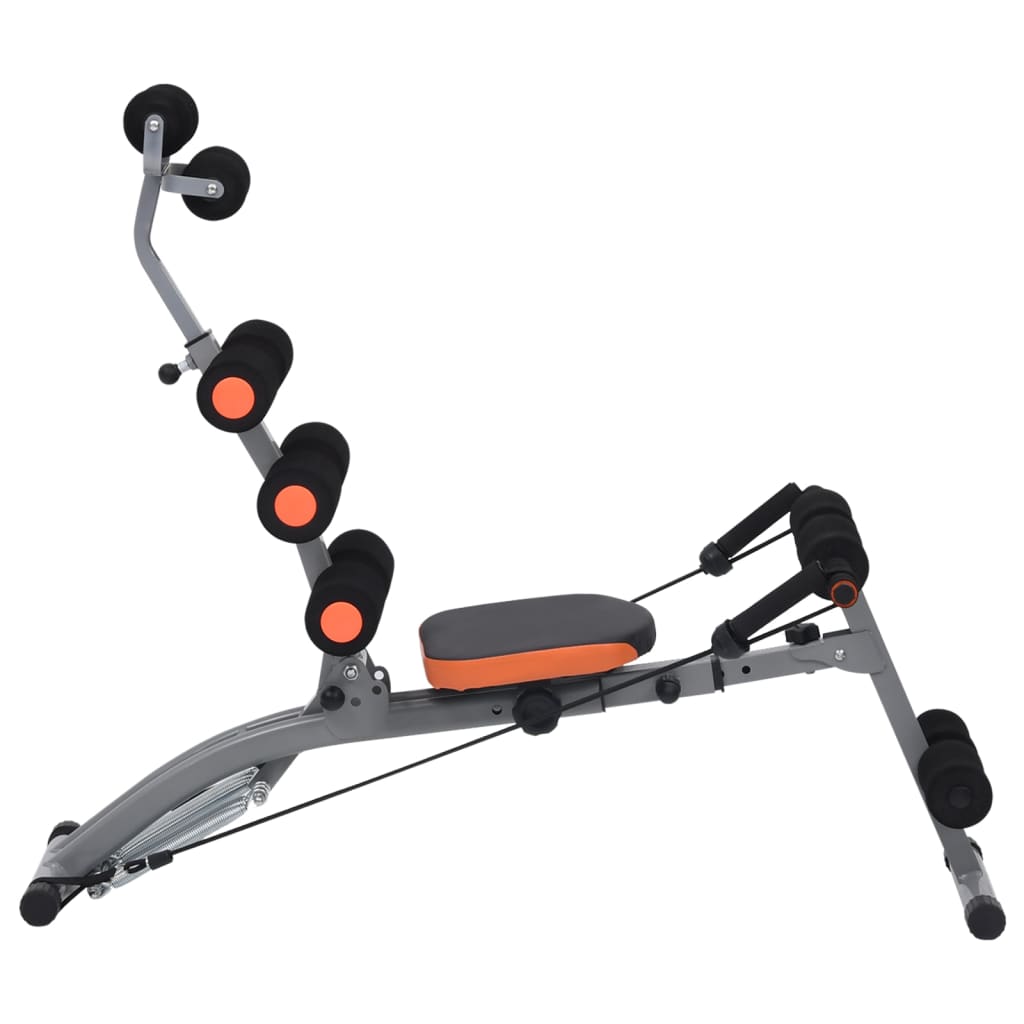 vidaXL Appareil d'exercices abdominaux en L avec cordes élastiques