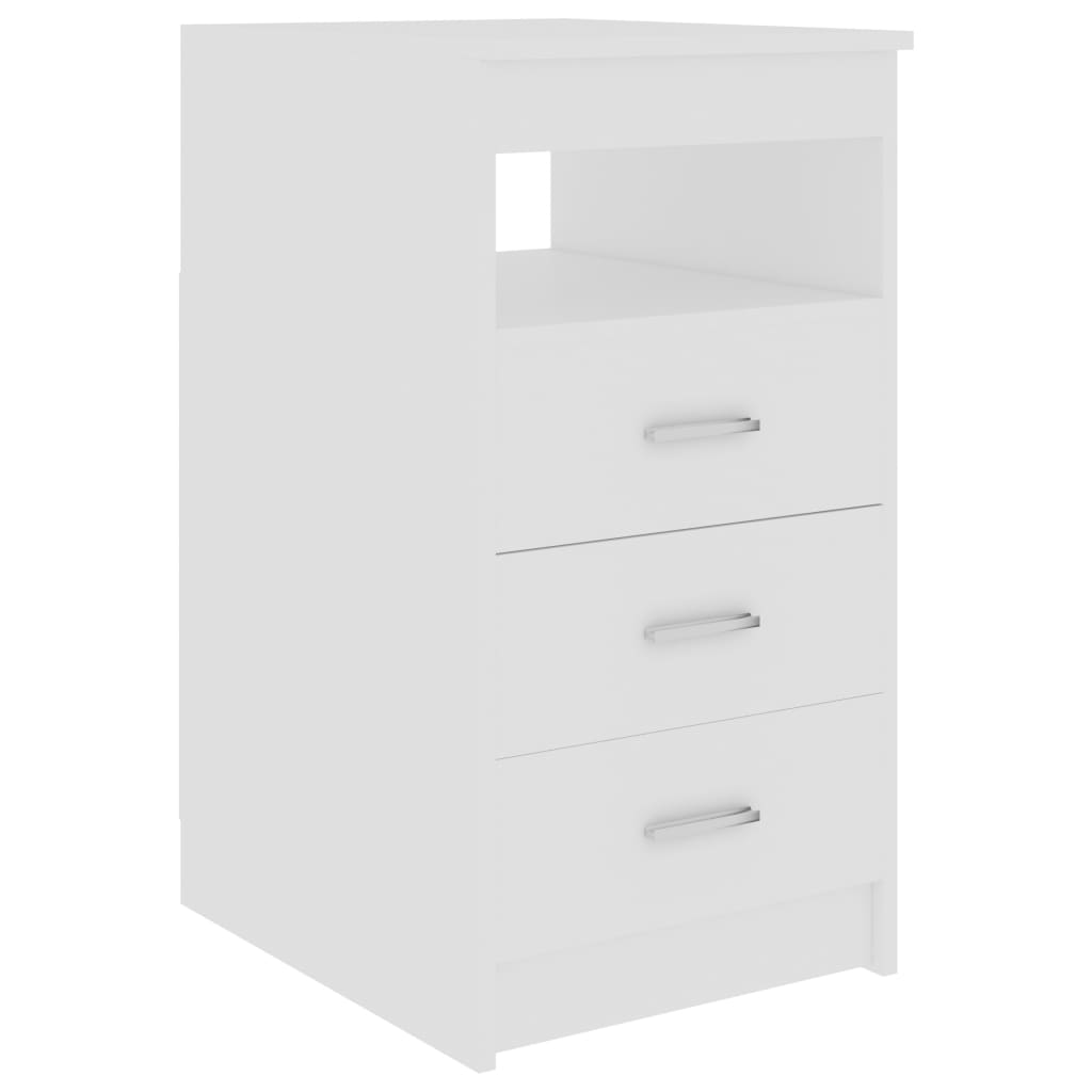 vidaXL Bureau Blanc 140x50x76 cm Aggloméré