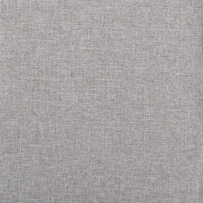 vidaXL Rideaux occultants aspect lin avec crochets 2pcs Gris 140x245cm