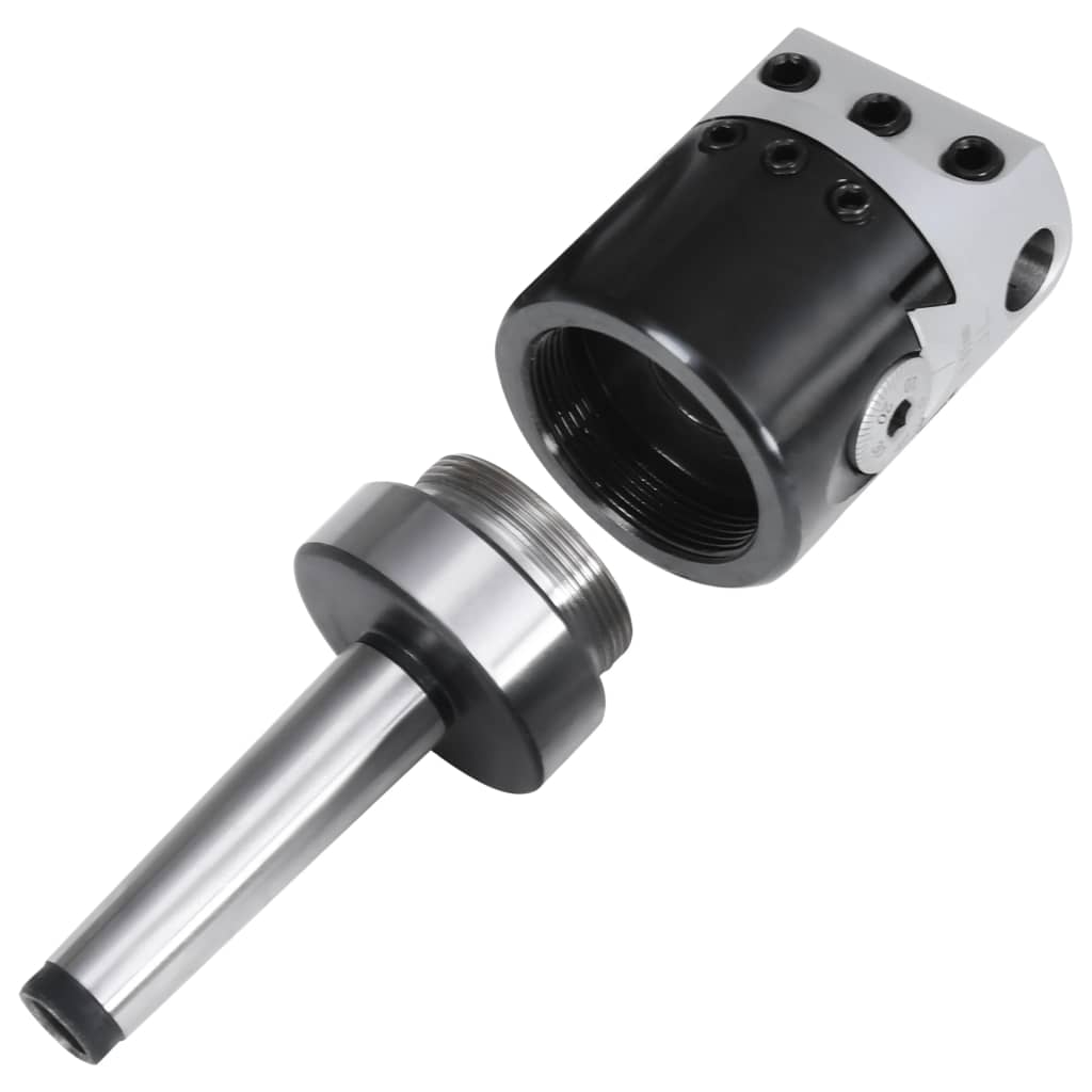 vidaXL Tête d'alésage 50 mm et tige de perçage MT2 de fraisage à tour