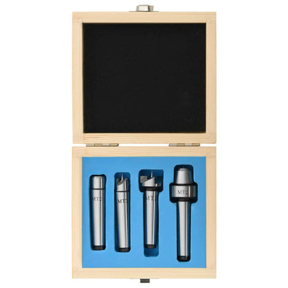 vidaXL Centres de tour à bois 4 pcs MT2 Acier