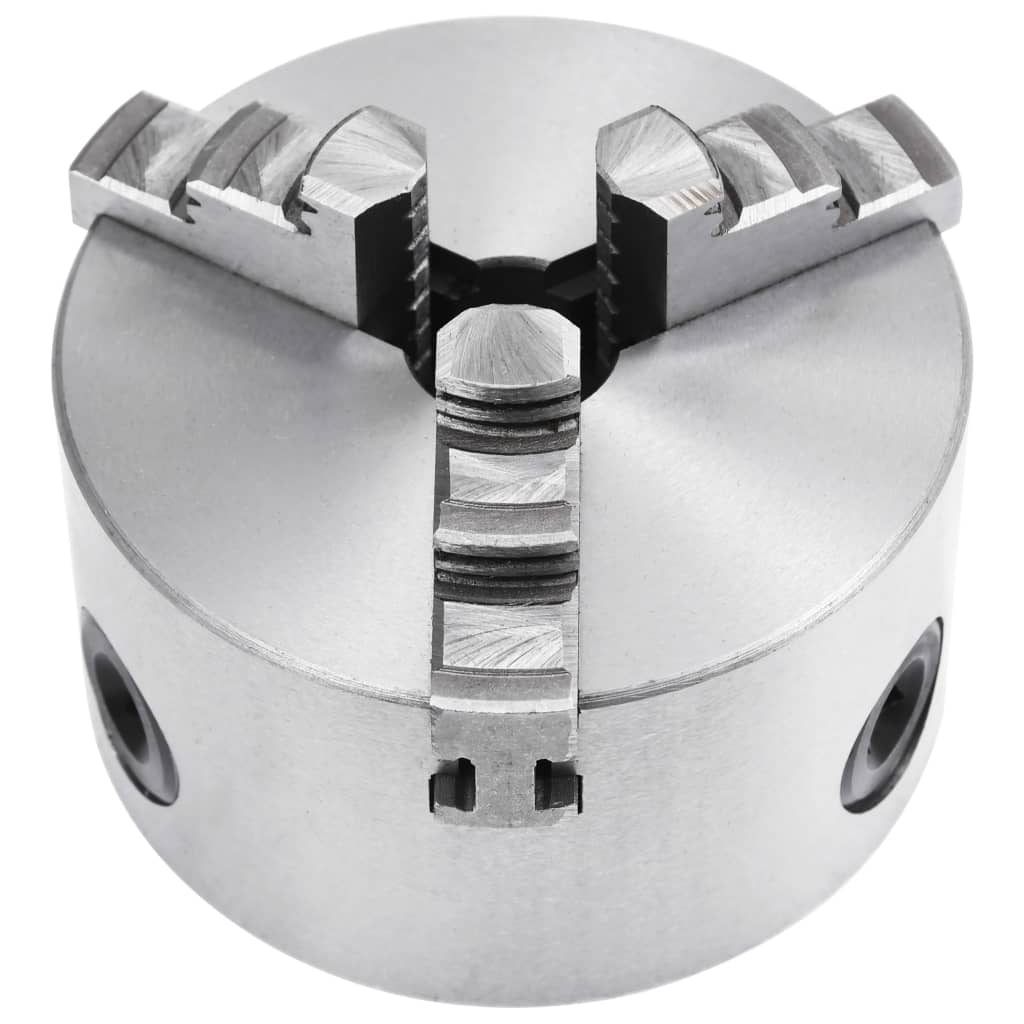 vidaXL Mandrin de tour auto-centrant à 3 mâchoires 100 mm Acier