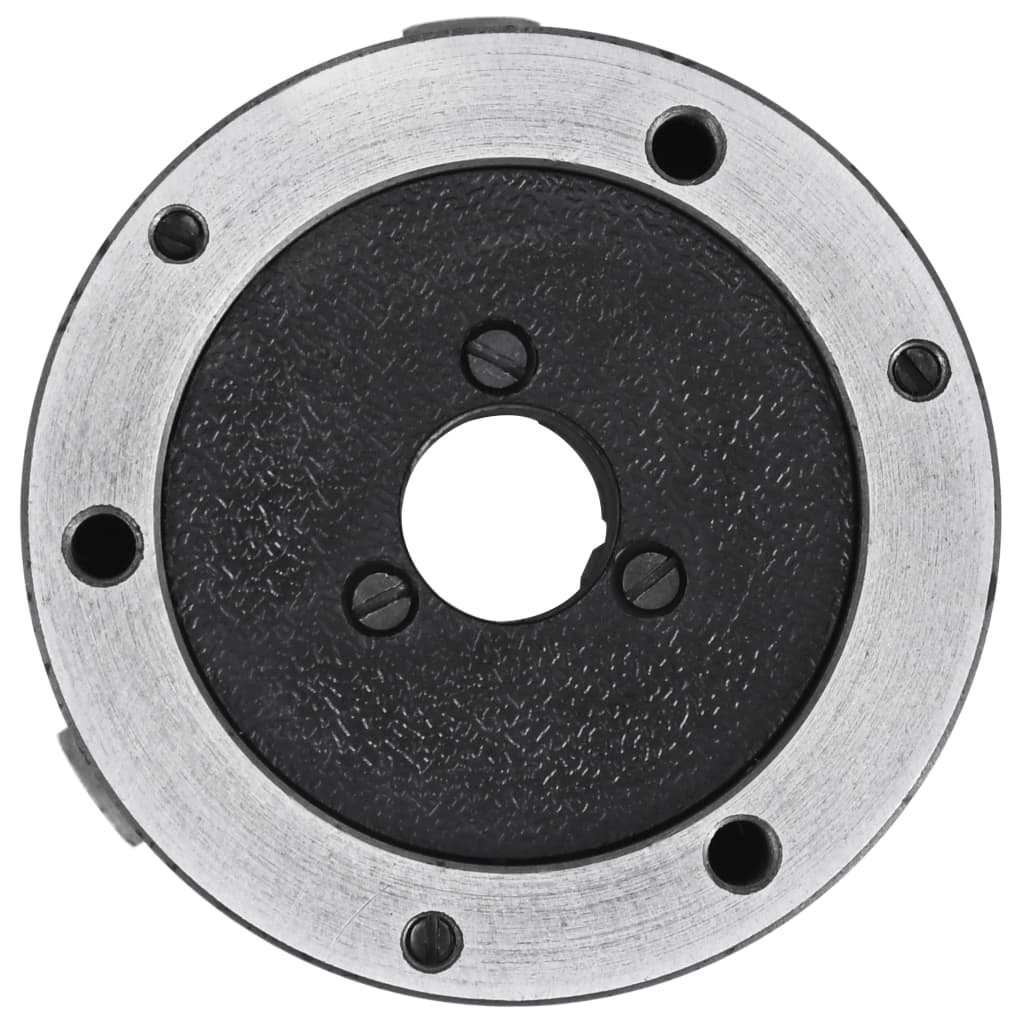 vidaXL Mandrin de tour auto-centrant à 3 mâchoires 100 mm Acier