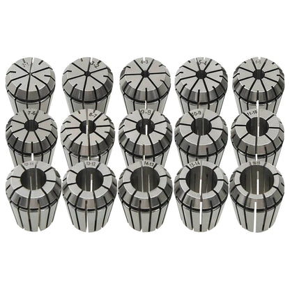 vidaXL Douilles de serrage ER25 15 pcs Ensemble d'outils de tournage