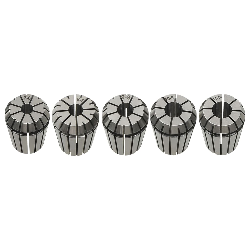 vidaXL Douilles de serrage ER25 15 pcs Ensemble d'outils de tournage
