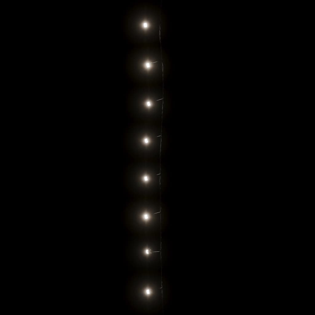 vidaXL Guirlande lumineuse 2000LED Intérieur/ex. 200m IP44 Blanc froid